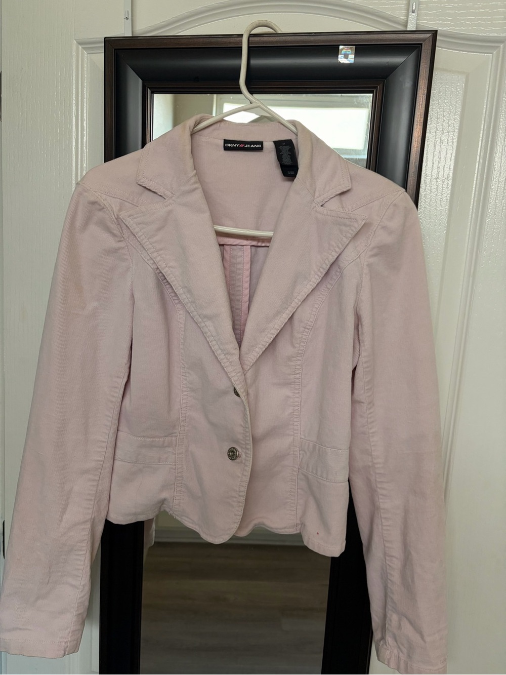 Dkny Pale Pink Women's Tailored Blazer